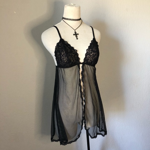 Black mesh slip Victoria secret - Picture 2 of 4